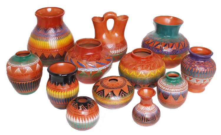 Navajo etchware pottery